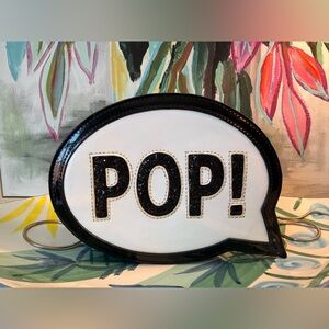 Kate Spade POP! Patent Leather Crossbody Pop Art Balloon Bubble Novelty Bag